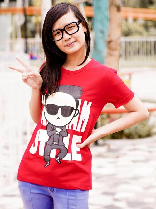 Áo thun nam teen gangnam style cá tính cho các bạn trẻ