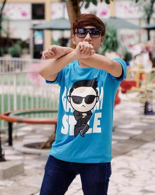 Áo thun nam teen gangnam style cá tính cho các bạn trẻ