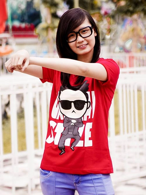 Áo thun nam teen gangnam style cá tính cho các bạn trẻ