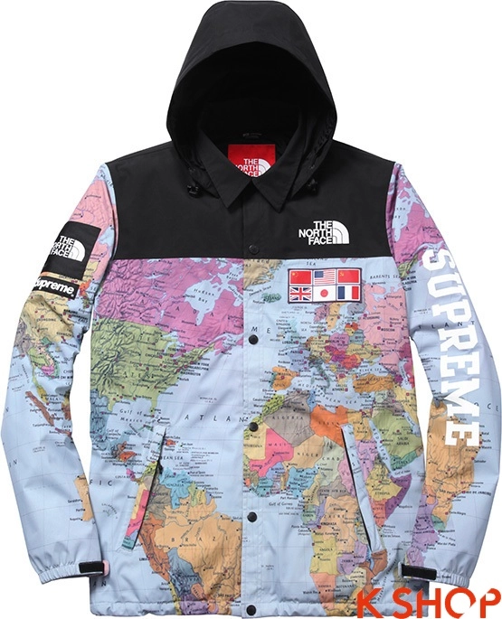 Bst áo khoác nam kết hợp balo tuyệt đẹp cho chàng thu đông của supreme x the north face 