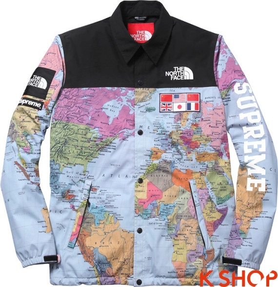 Bst áo khoác nam kết hợp balo tuyệt đẹp cho chàng thu đông của supreme x the north face 