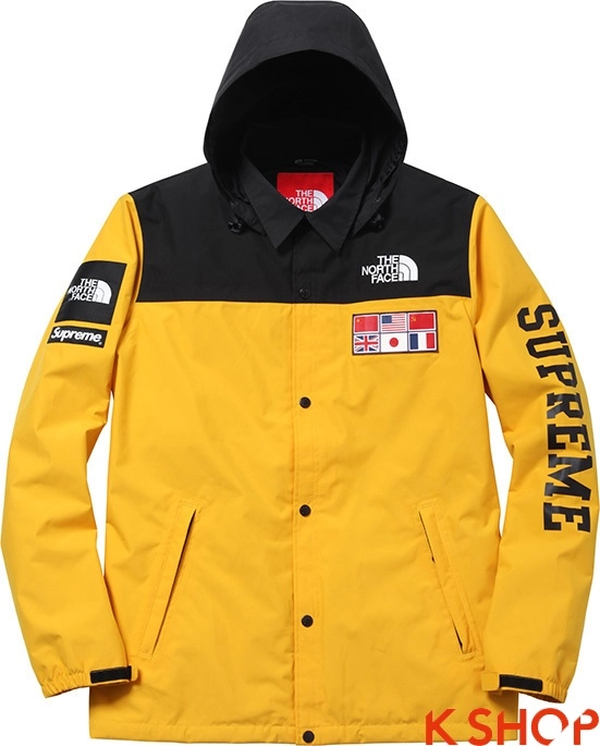 Bst áo khoác nam kết hợp balo tuyệt đẹp cho chàng thu đông của supreme x the north face 