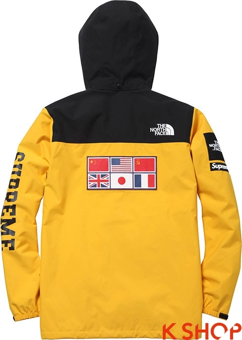 Bst áo khoác nam kết hợp balo tuyệt đẹp cho chàng thu đông của supreme x the north face 