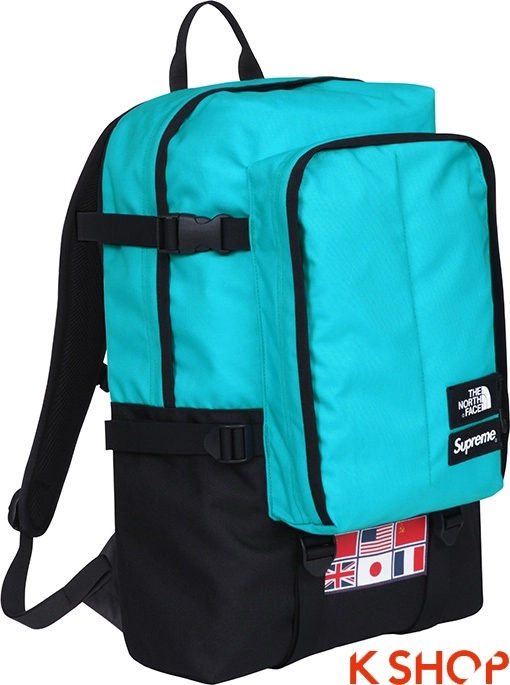 Bst áo khoác nam kết hợp balo tuyệt đẹp cho chàng thu đông của supreme x the north face 