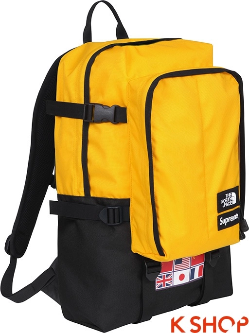 Bst áo khoác nam kết hợp balo tuyệt đẹp cho chàng thu đông của supreme x the north face 