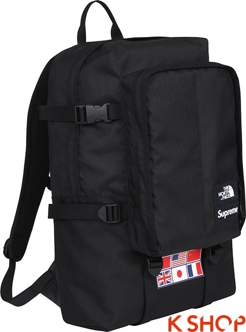 Bst áo khoác nam kết hợp balo tuyệt đẹp cho chàng thu đông của supreme x the north face 