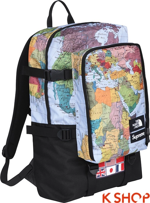 Bst áo khoác nam kết hợp balo tuyệt đẹp cho chàng thu đông của supreme x the north face 