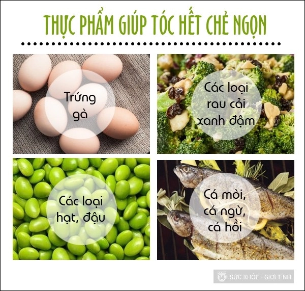Các bước chăm sóc cải thiện tóc chẻ ngọn hiệu quả