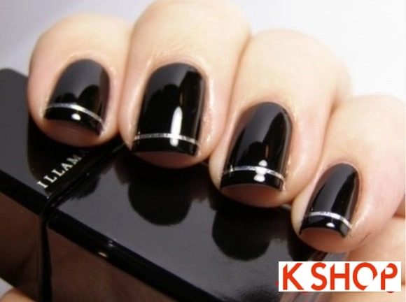 Các mẫu nail móng tay kim tuyến cho cô nàng sang trọng ấn tượng độc đáo