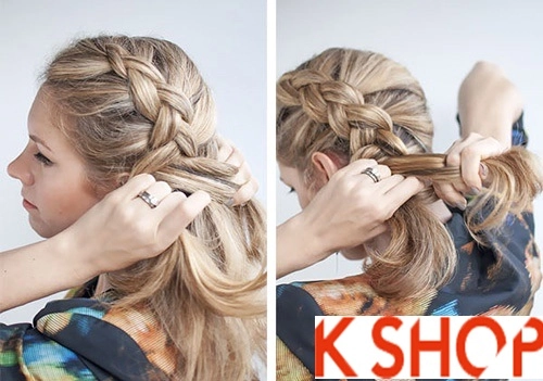 Cách tết tóc lệch dễ thương cho cô nàng xinh xắn cá tính