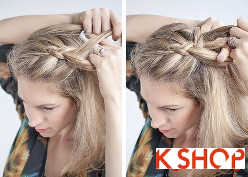Cách tết tóc lệch vai hàn quốc cho bạn gái đầy cá tính