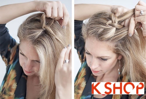 Cách tết tóc lệch vai hàn quốc cho bạn gái đầy cá tính