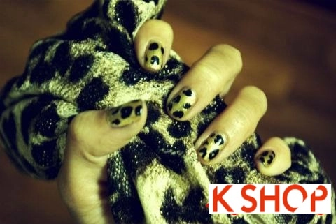 Cách vẽ nail móng tay da báo đẹp đơn giản cá tính tự tin