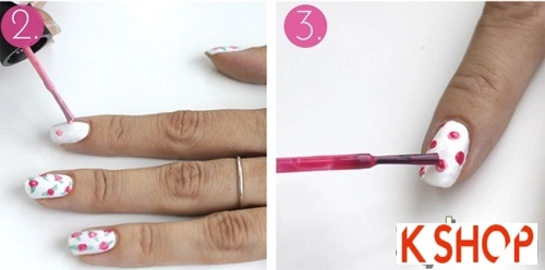 Cách vẽ nail móng tay đẹp hình hoa hồng dễ thương tự tin