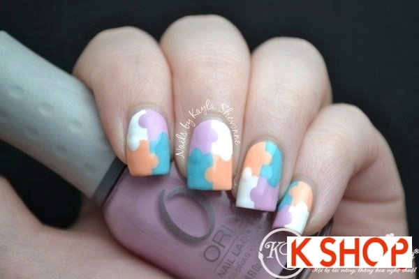 Mẫu móng tay nail màu pastel cho bạn gái cực dễ thương mạnh mẽ