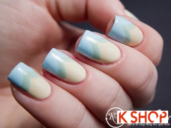 Mẫu móng tay nail màu pastel cho bạn gái cực dễ thương mạnh mẽ