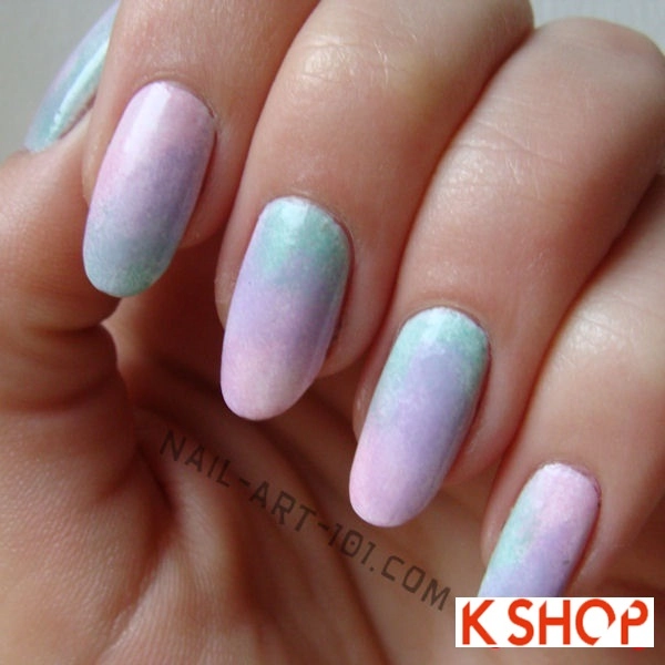 Mẫu móng tay nail màu pastel cho bạn gái cực dễ thương mạnh mẽ