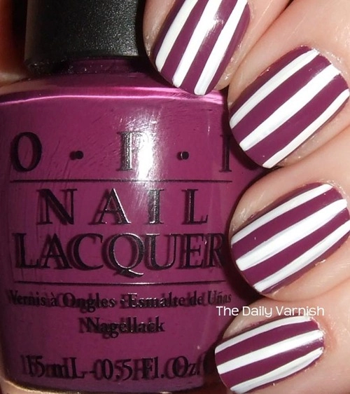 Những kiểu sơn móng tay nail kẻ đẹp bắt mắt điệu đà