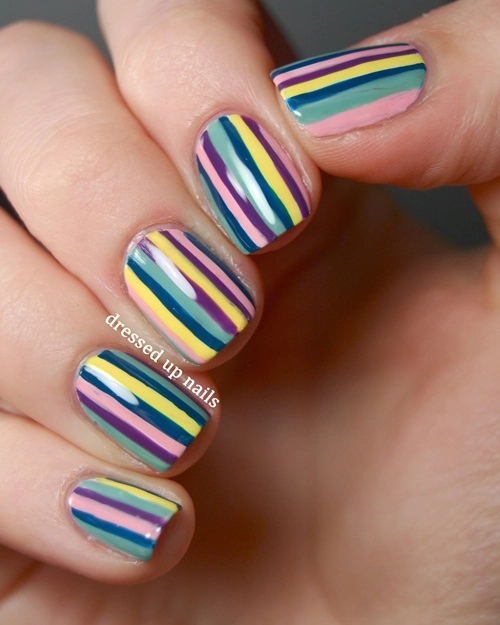 Những kiểu sơn móng tay nail kẻ đẹp bắt mắt điệu đà