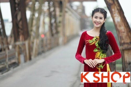 Những kiểu tóc phù hợp với bạn gái mặc áo dài duyên dáng cá tính