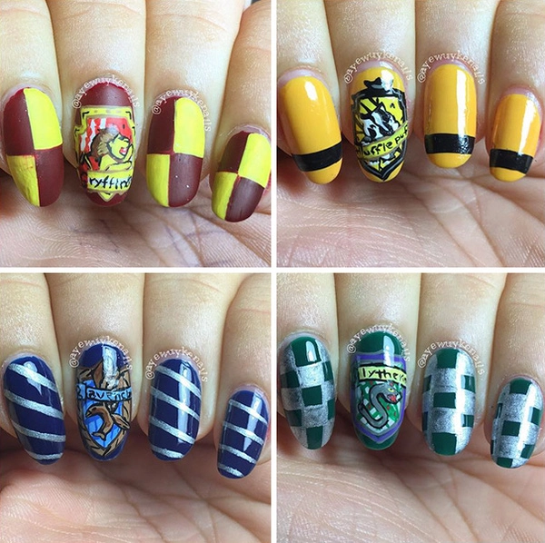 Nhũng mẫu móng tay nail ma thuật cho tín đồ harry potter