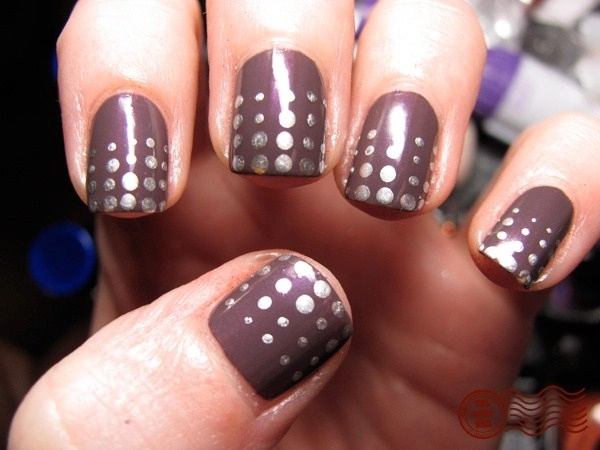 Những mẫu nail móng tay chấm bi đẹp dễ thương