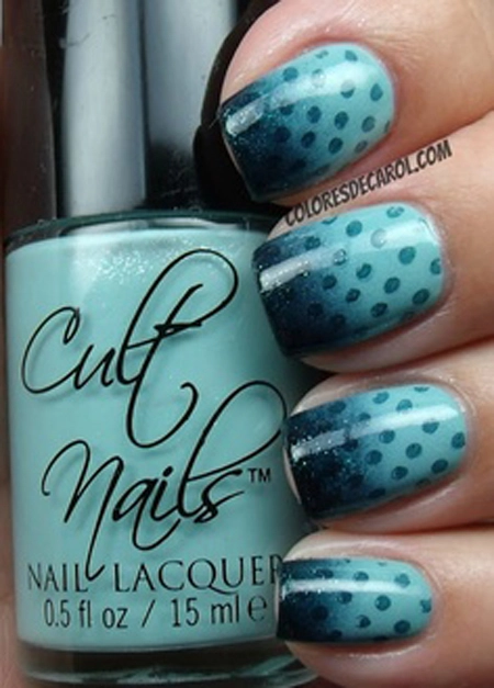 Những mẫu nail móng tay chấm bi đẹp dễ thương