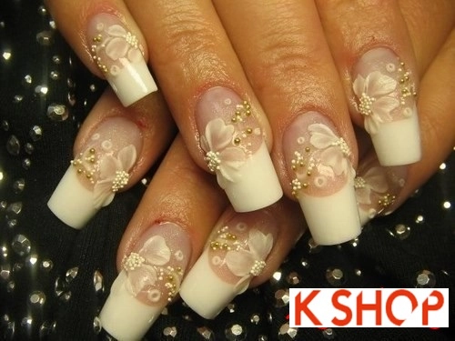Những mẫu nail móng tay cho cô dâu lộng lẫy trong ngày cưới tự tin