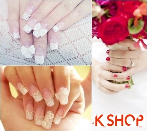 Những mẫu nail móng tay cho cô dâu lộng lẫy trong ngày cưới tự tin