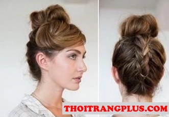 Tóc búi đáng yêu phù hợp với từng kiểu khuôn mặt tự tin