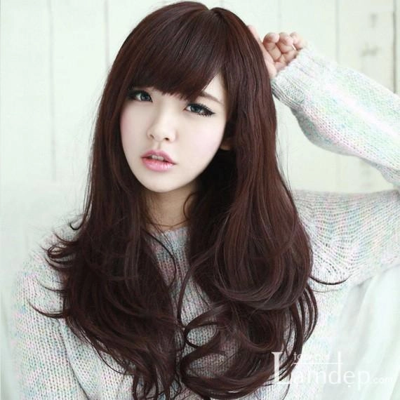 Tóc uốn xoăn đuôi nhẹ tuyệt sao kpop hàn quốc