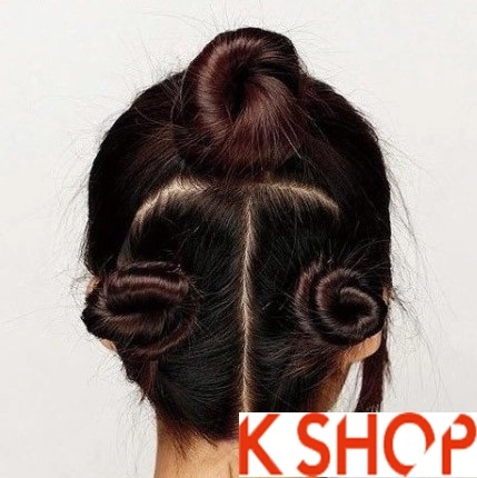 3 kiểu tóc búi hàn quốc dễ làm cho bạn gái năng động