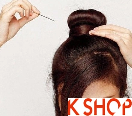 3 kiểu tóc búi hàn quốc dễ làm cho bạn gái năng động
