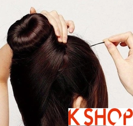 3 kiểu tóc búi hàn quốc dễ làm cho bạn gái năng động
