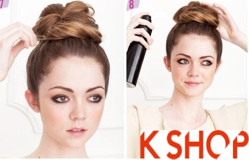 3 kiểu tóc búi hàn quốc dễ làm cho bạn gái năng động
