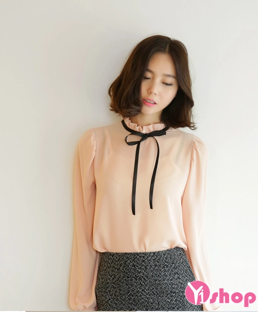 Áo sơ mi nữ vải voan đẹp nhất xu hướng thời trang trẻ cá tính