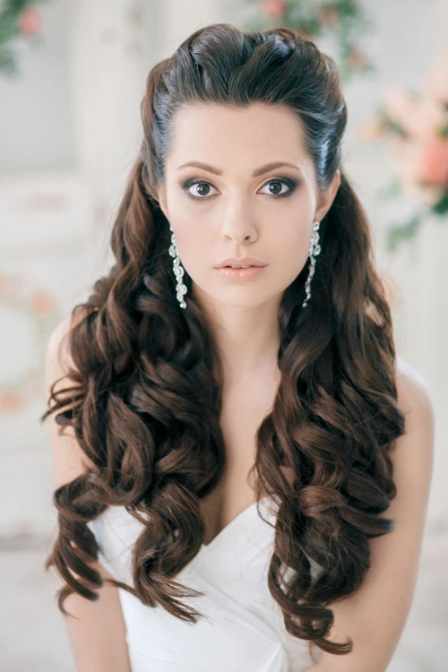 Kiểu tóc cưới tết buộc nửa đầu tuyệt đẹp hot cá tính