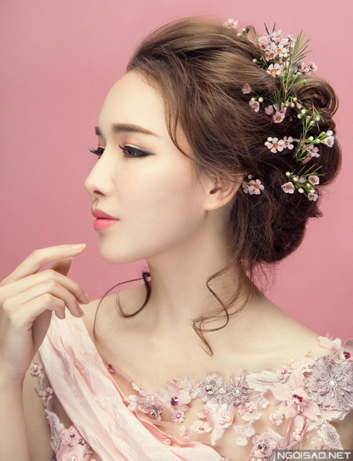 Những kiểu tóc cô dâu đơn giản cho mọi khuôn mặt