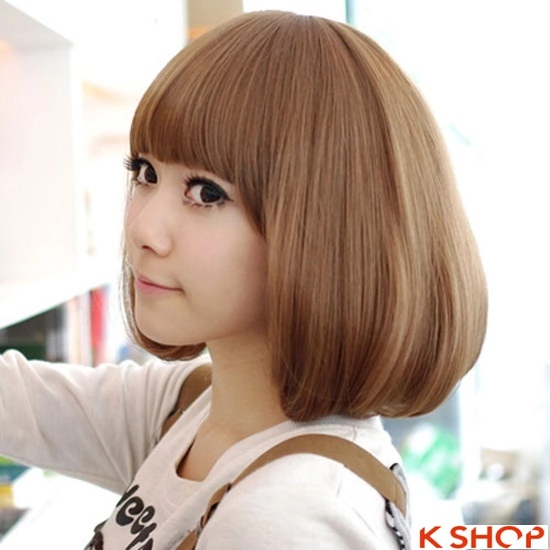 Những kiểu tóc ngắn ngang vai uốn cụp đẹp hàn quốc