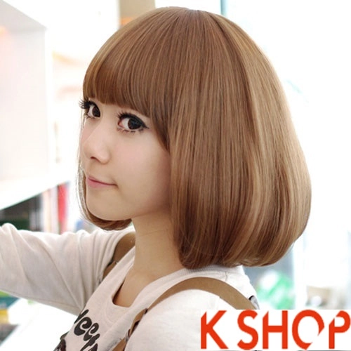 Những kiểu tóc ngắn uốn xoăn ngang vai hàn quốc cho bạn gái