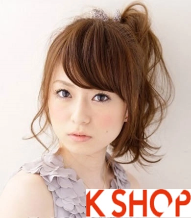Những kiểu tóc ngắn uốn xoăn ngang vai hàn quốc cho bạn gái