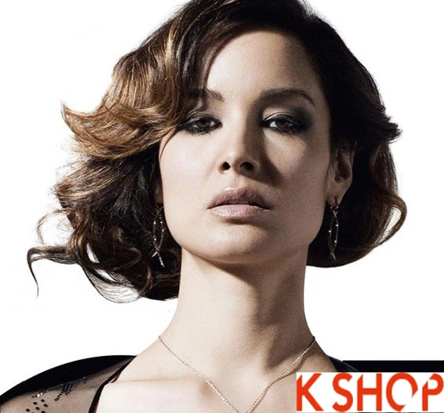 Những kiểu tóc ngắn uốn xoăn ngang vai hàn quốc cho bạn gái