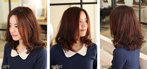 Tóc ngắn ngang vai đẹp hàn quốc cho bạn gái trẻ trung năng động