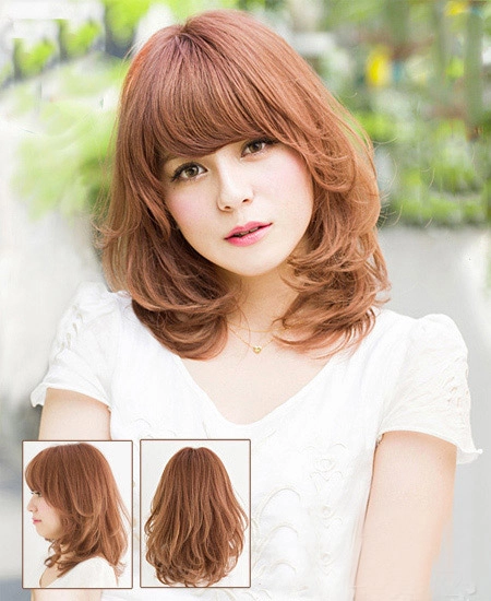 Tóc ngắn uốn xoăn nhẹ đẹp hàn quốc cho nàng cá tính tự tin