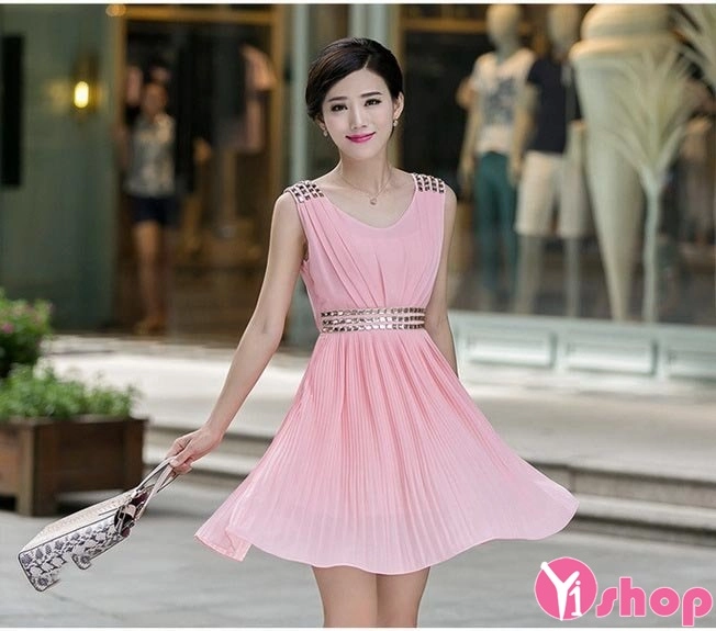 Váy đầm dự tiệc đẹp kiểu hàn quốc tôn dáng chuẩn