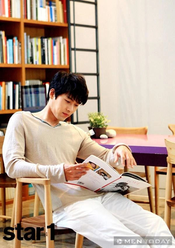 Diễn viên hyun bin đơn giản và thoải mái trên tạp chí nổi tiếng