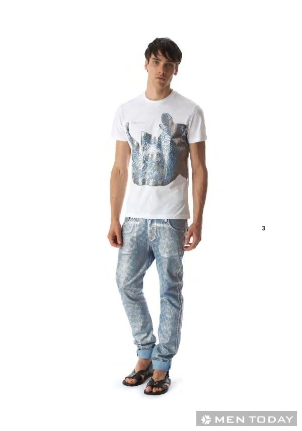 Phong cách thời trang nam xuânhè của versace cá tính