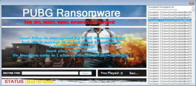 Ransomware mới xuất hiện buộc nạn nhân chơi game để lấy lại file bị mã hóa