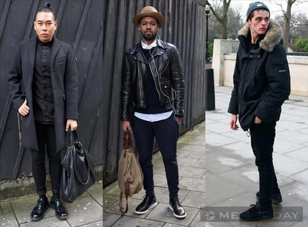 Street style từ tuần lễ thời trang nam london cá tính