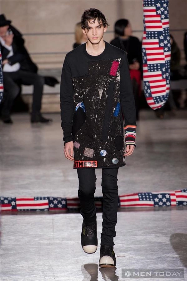 Thời trang nam thu đông của raf simons pfw mang phong cách trẻ trung